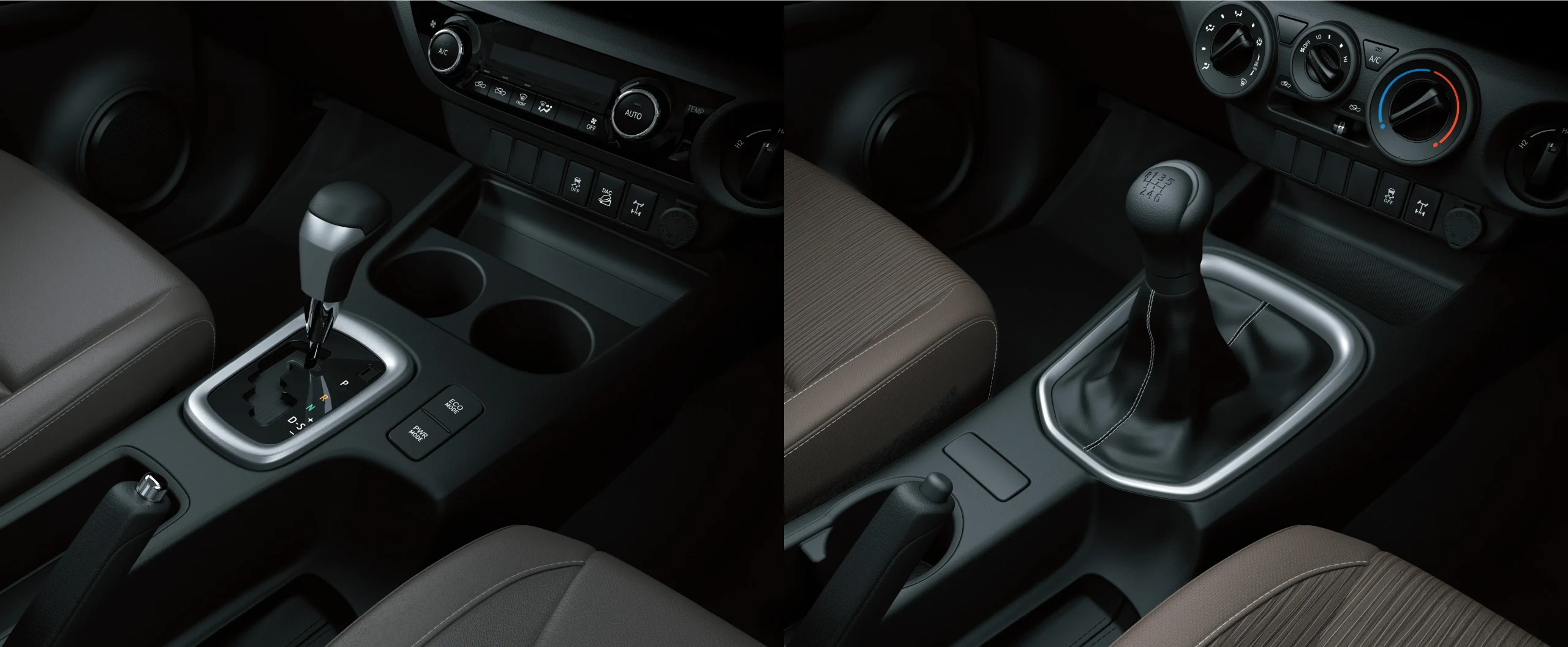 Flexible Manual or Automatic Six-Speed